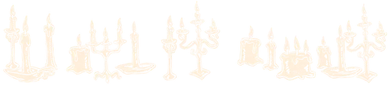 An illustration of candles